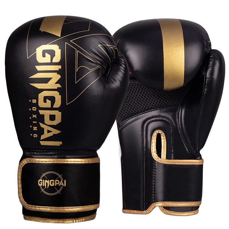 Guantes de boxeo profesionales para entrenamiento de lucha, duraderos.