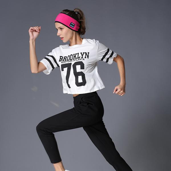 Diadema inalámbrica compatible con Bluetooth para yoga y fitness al aire libre
