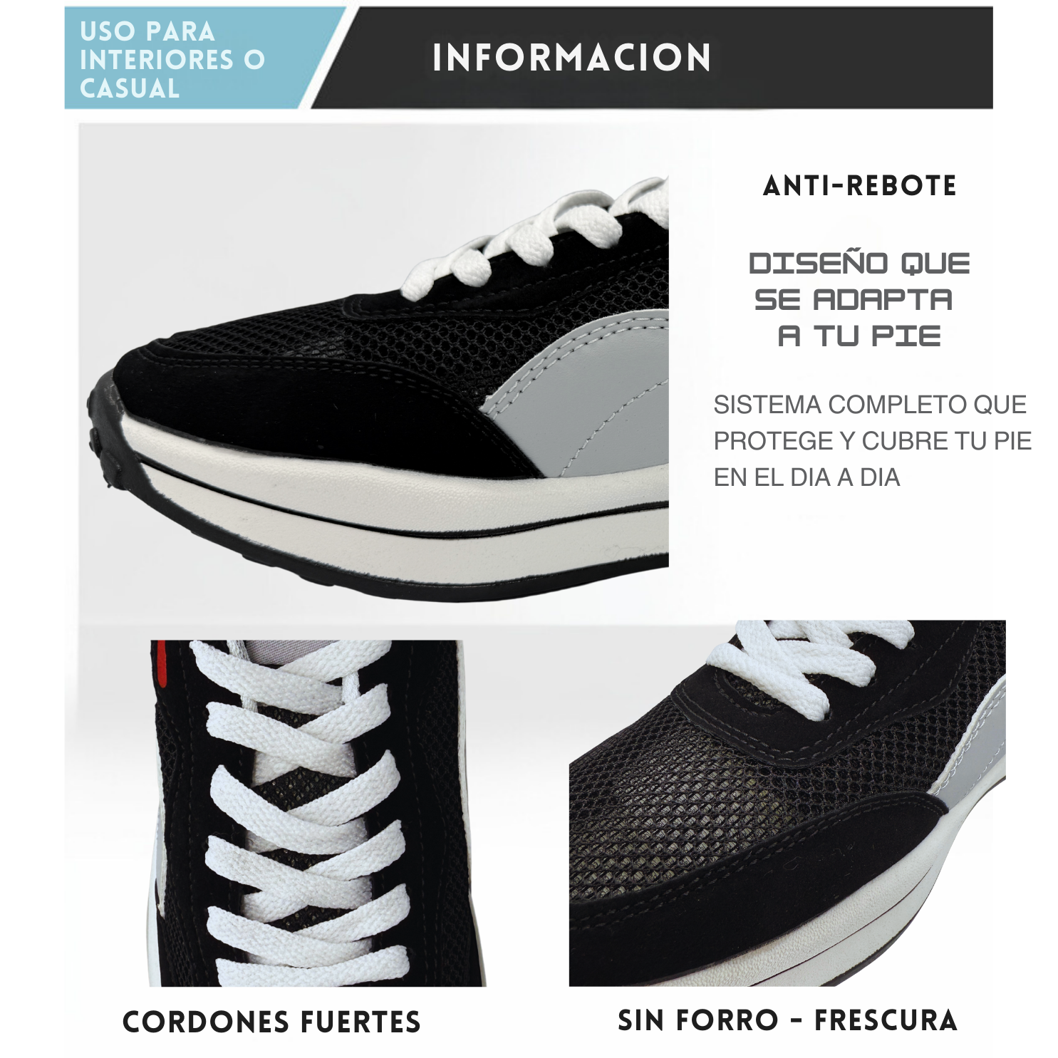 Tenis Gym, Running, Senderismo, Deportivos, Casuales Para Hombre