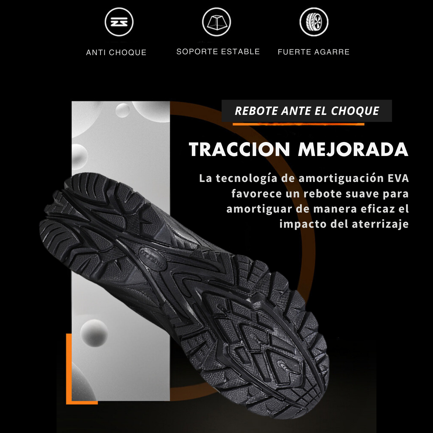 Humtto Tenis Senderismo Para Hombre Montaña Camping Transpirable Tenis Para Trail Botas Senderismo (Negro)