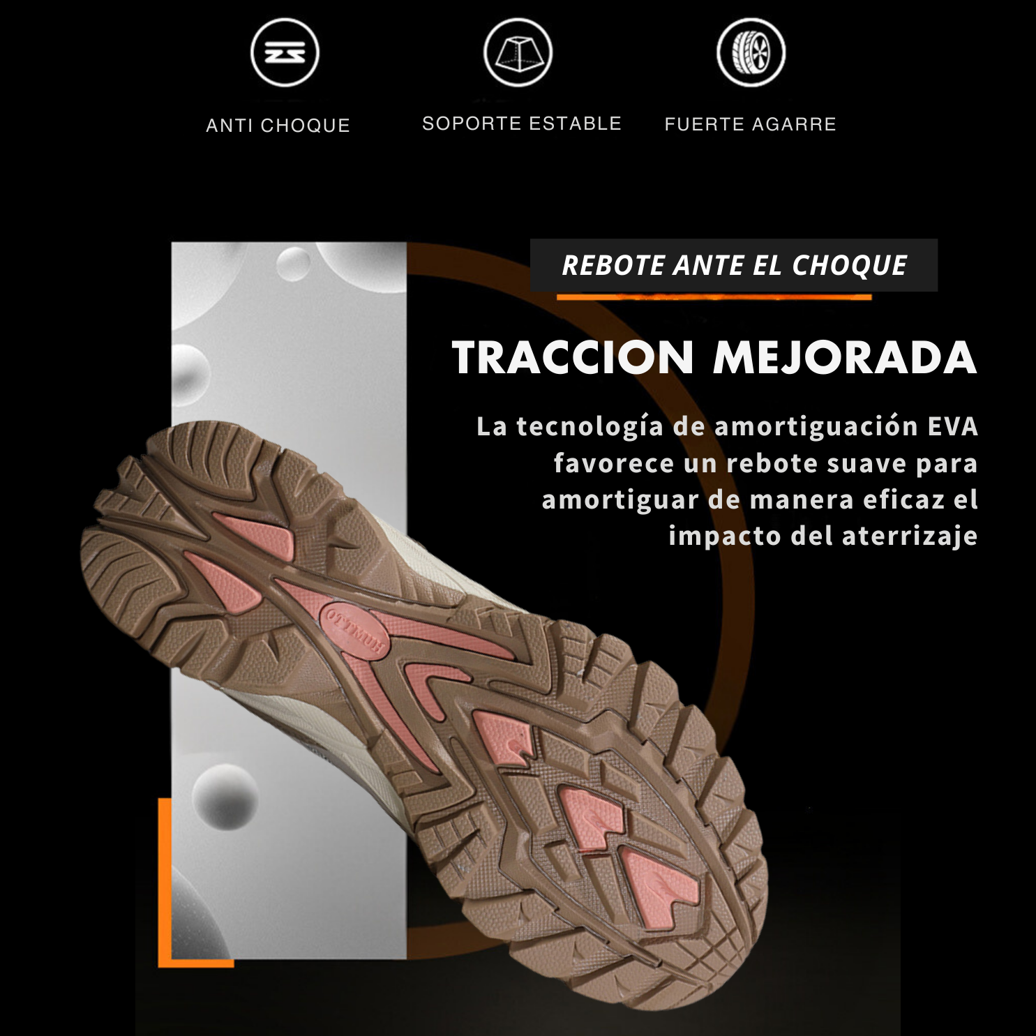 Humtto Tenis Senderismo Para Mujer Montaña Camping Transpirable Tenis Para Trail Botas Senderismo (Kaki Rosa)