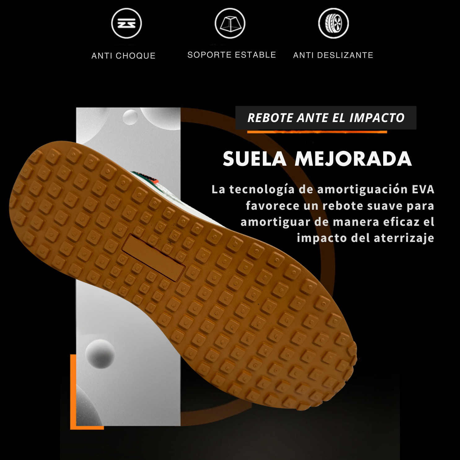 Tenis Gym, Running, Senderismo, Deportivos, Casuales Para Hombre (Blanco-Verde)