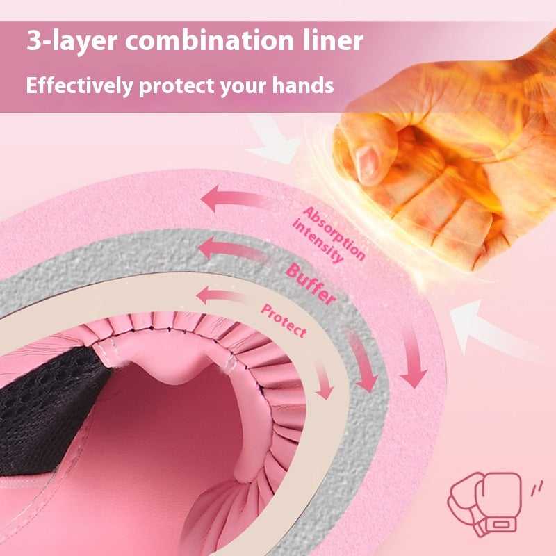 Guantes de boxeo profesionales para mujer Guantes de boxeo Guantes de entrenamiento