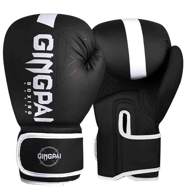 Guantes de boxeo profesionales para entrenamiento de lucha, duraderos.