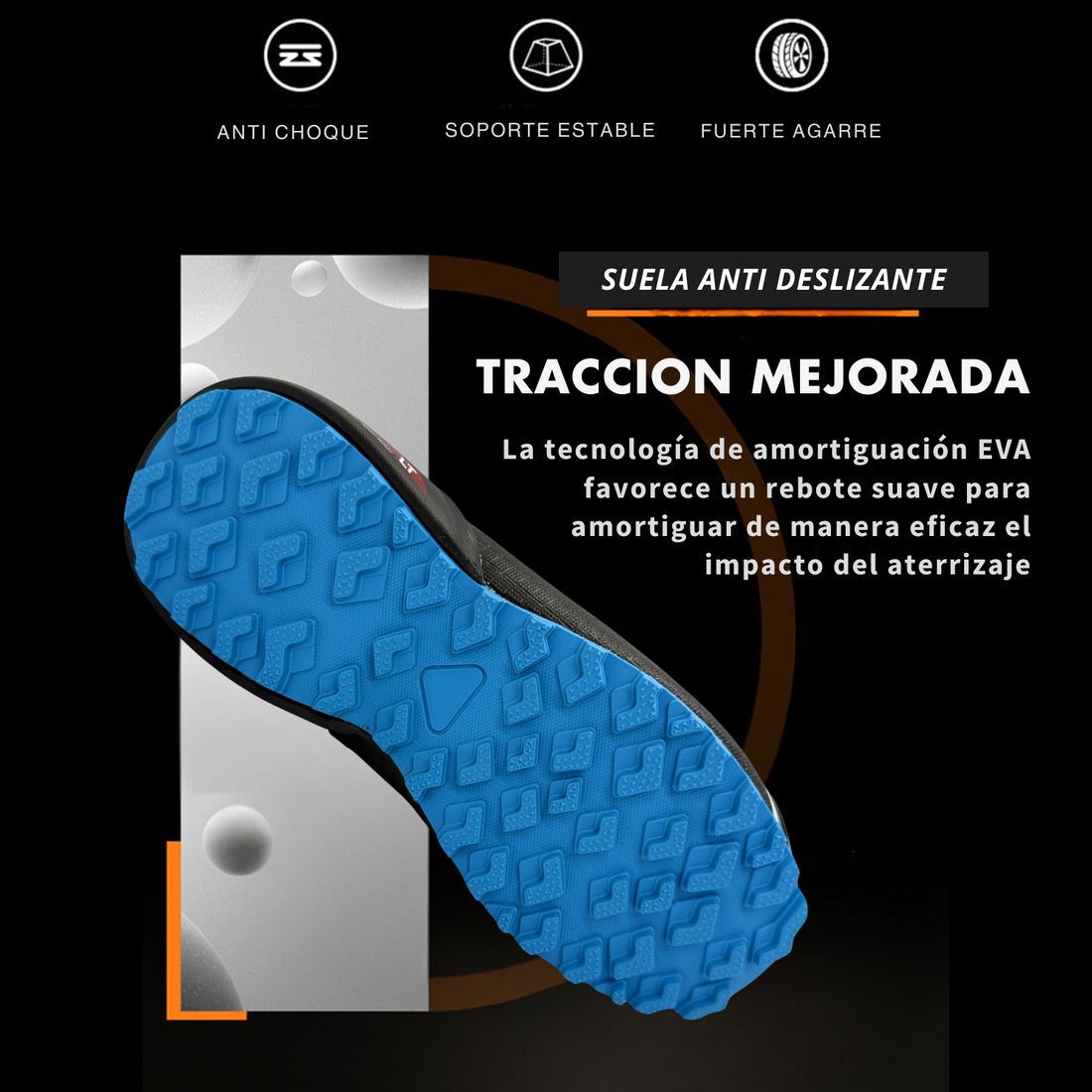 Tenis Trail, Running, Gym, Senderismo, Deportivos Para Mujer (S4) (Gris Azul)