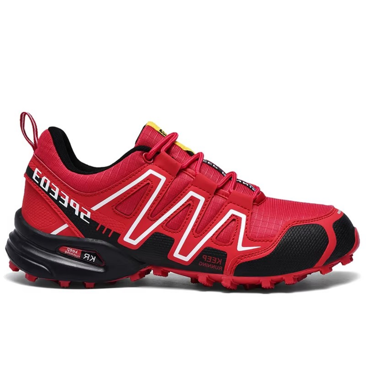 Tenis para Trail Running, Senderismo, Gym Para Hombre (Rojo)