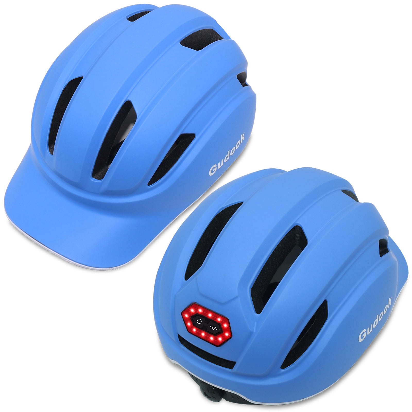 Casco de ciclismo con visera, transpirable, para uso diario, para hombre y mujer