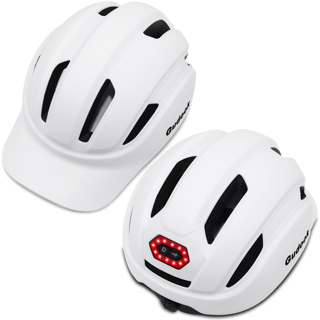 Casco de ciclismo con visera, transpirable, para uso diario, para hombre y mujer