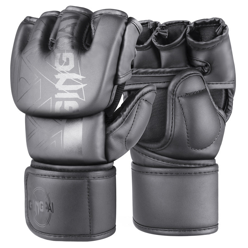 Guantes De Cuero Pu Boxeo Para Kickboxing Mma Muay Thai