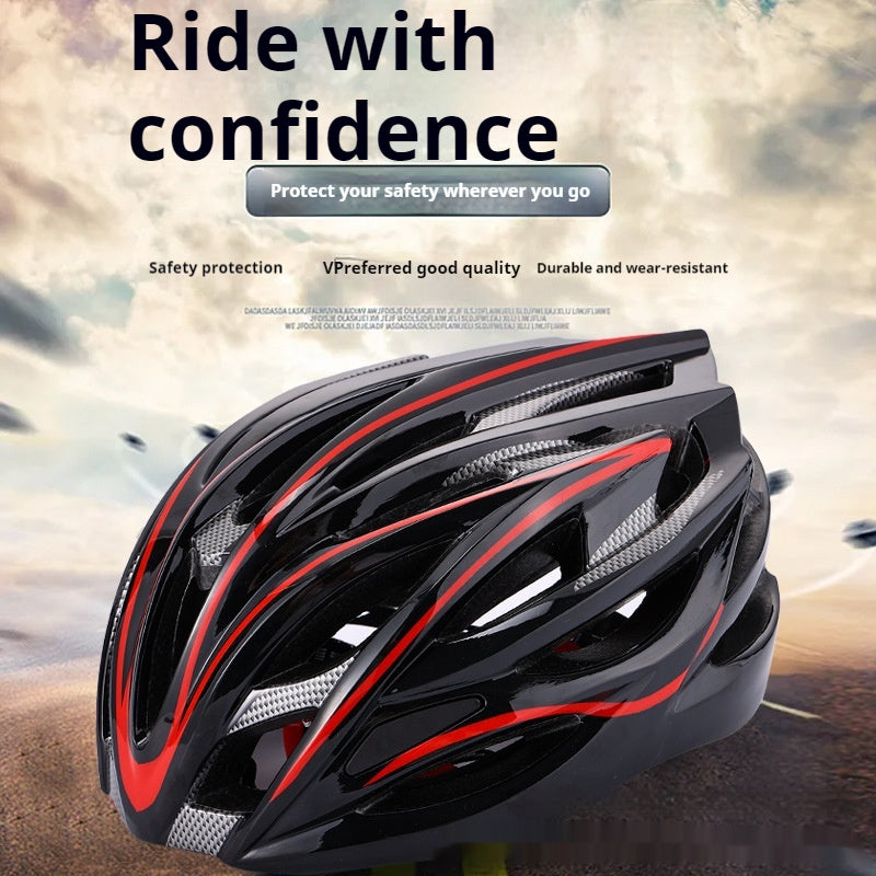 Casco de ciclismo para bicicleta con moldeado integrado, unisex, para bicicleta de montaña