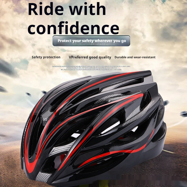 Casco de ciclismo para bicicleta con moldeado integrado, unisex, para bicicleta de montaña