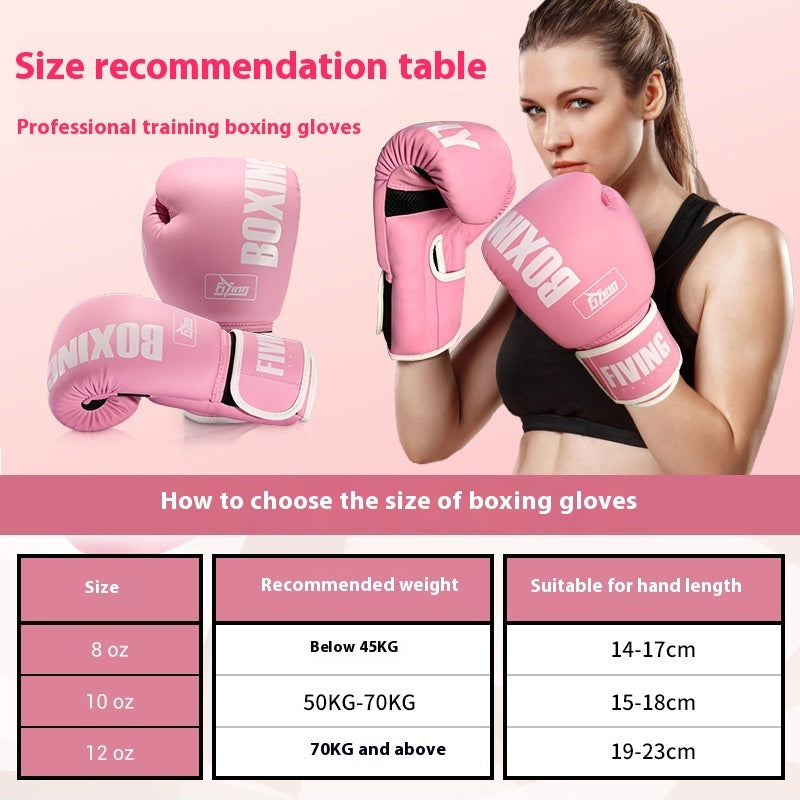 Guantes de boxeo profesionales para mujer Guantes de boxeo Guantes de entrenamiento