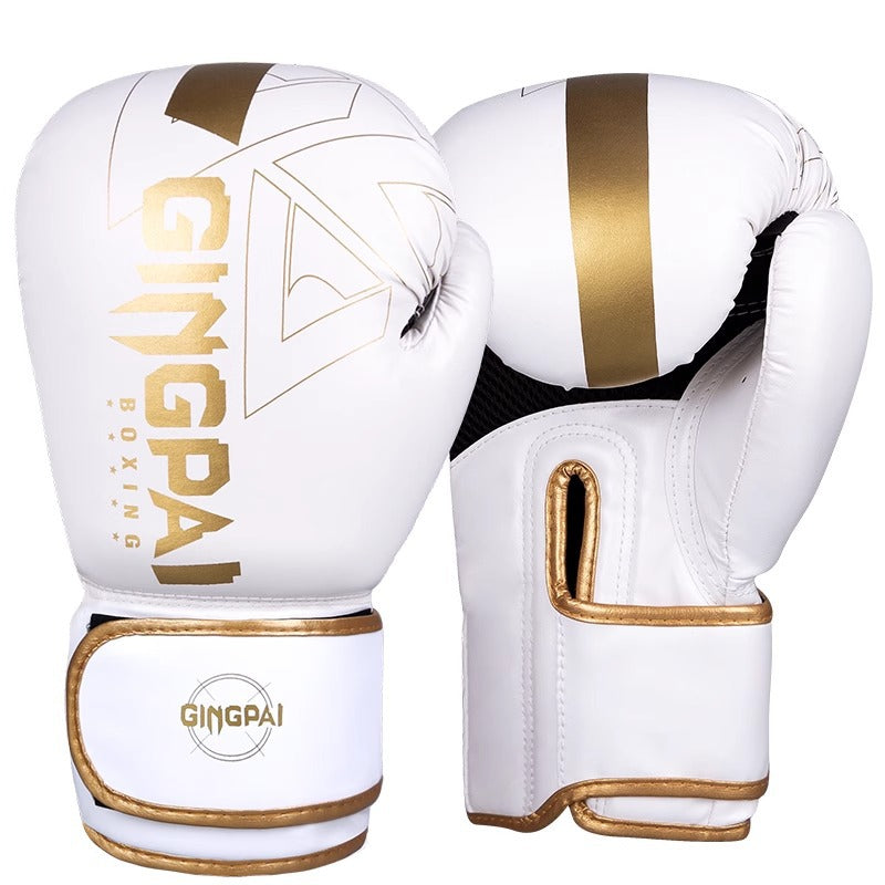 Guantes de boxeo profesionales para entrenamiento de lucha, duraderos.