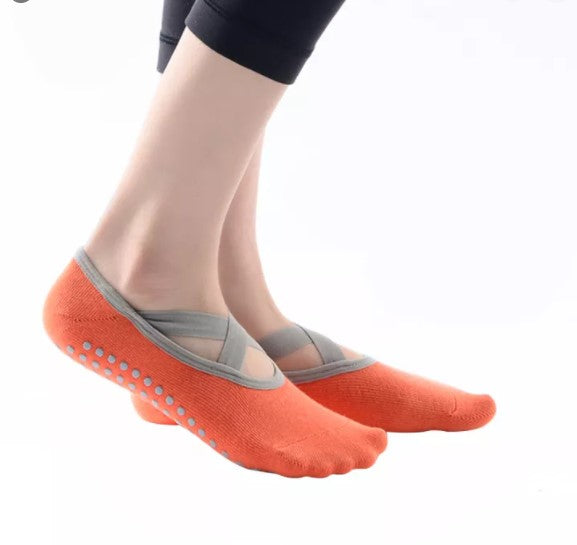 Calcetines de Pilates de alta calidad para mujer, calcetines de Yoga a