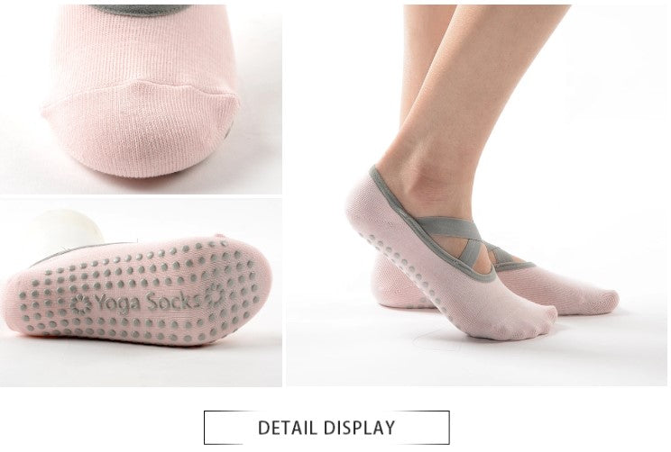  Laiiqi Calcetines de yoga con agarres para mujer, calcetines de  pilates antideslizantes para entrenamiento descalzo, 2 Pairs negro :  Deportes y Actividades al Aire Libre